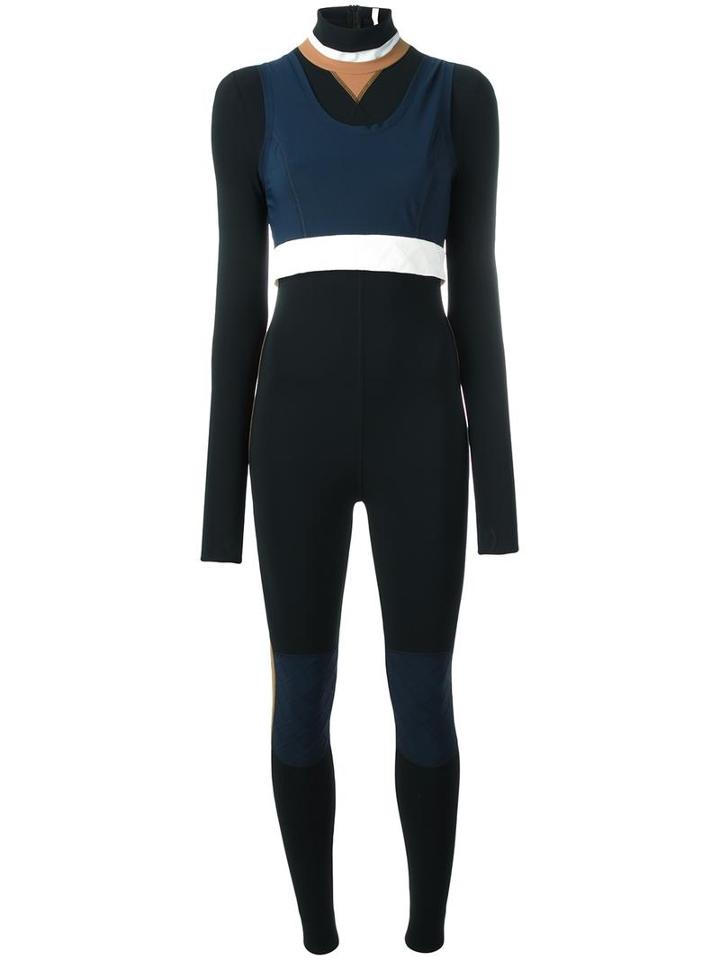 No Ka' Oi Turtleneck Slim-fit Jumpsuit, Women's, Size: Xs, Black, Polyamide/spandex/elastane