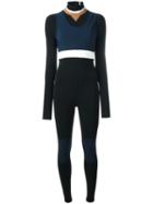 No Ka' Oi Turtleneck Slim-fit Jumpsuit, Women's, Size: Xs, Black, Polyamide/spandex/elastane