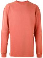 Maharishi - Panelled Sleeve Sweatshirt - Men - Organic Cotton - L, Yellow/orange, Organic Cotton