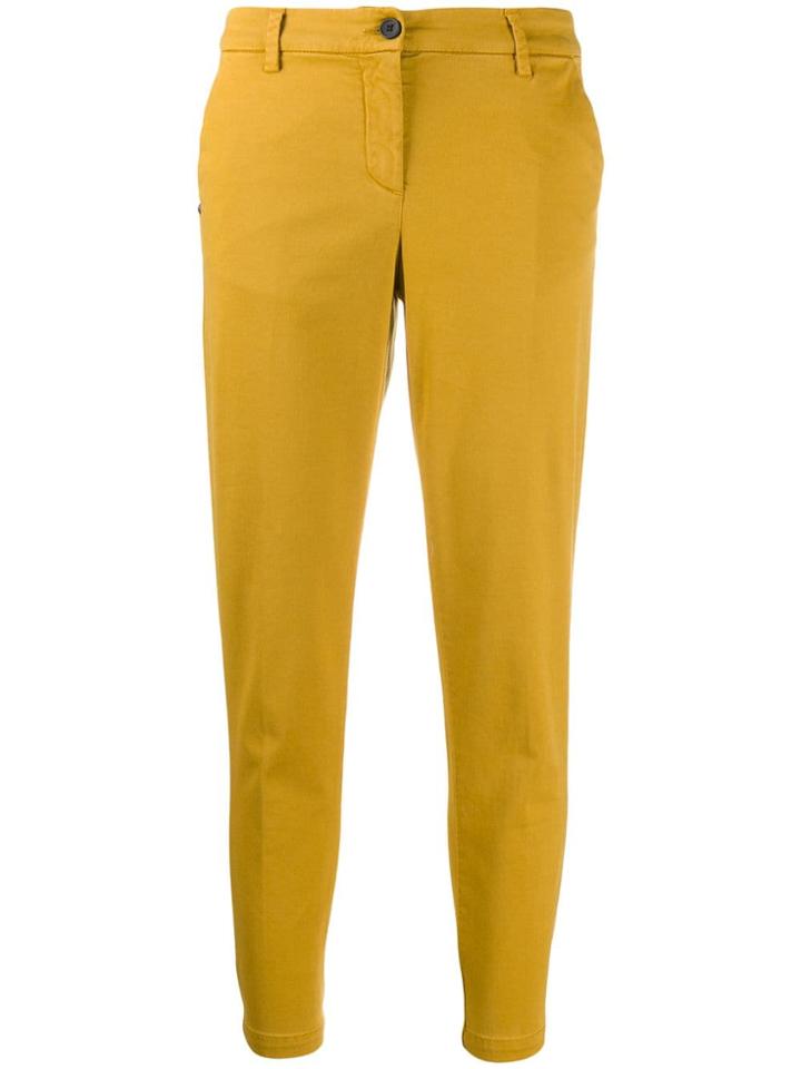 White Sand Skinny Trousers - Yellow