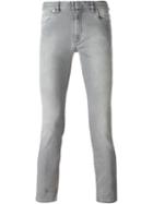Maison Margiela Slim Washed Jeans, Men's, Size: 30, Grey, Cotton/spandex/elastane