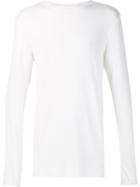 Helmut Lang Longsleeved T-shirt, Men's, Size: Large, White, Cotton