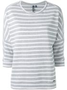 Woolrich - Striped Jumper - Women - Cotton - S, Grey, Cotton