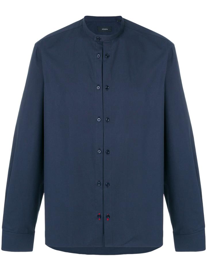 Joseph Double Button Placket Shirt - Blue