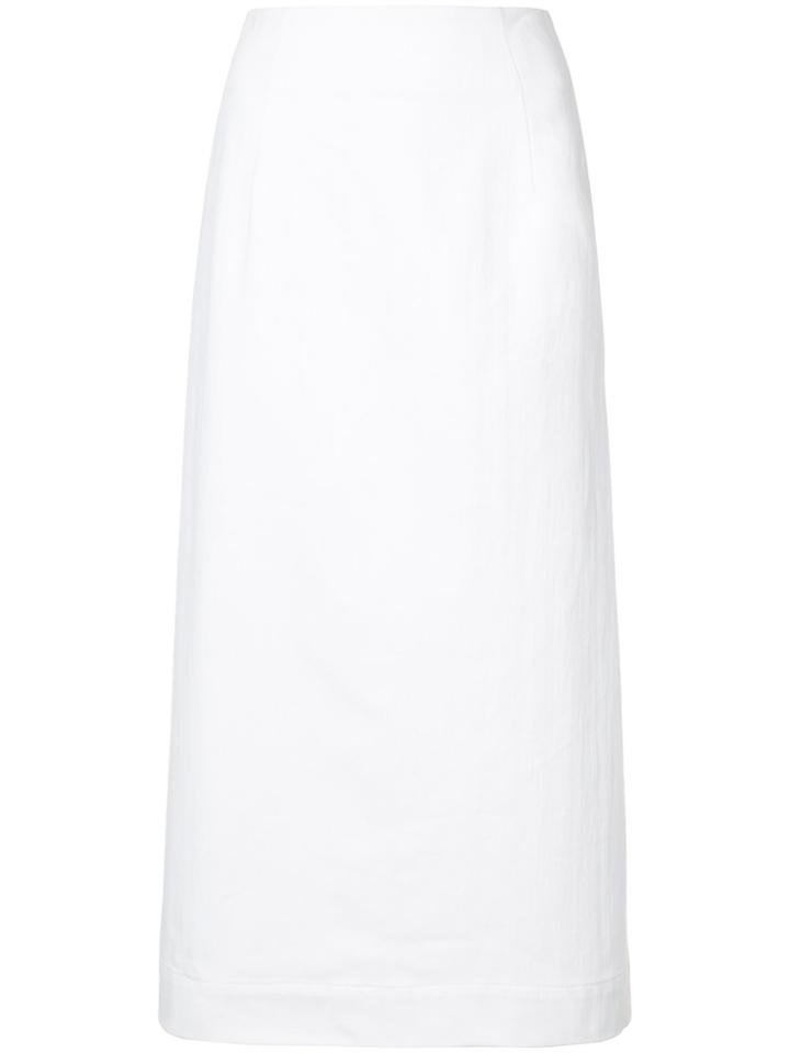 Apiece Apart High Waisted Skirt - White