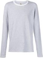 321 Long Sleeve T-shirt, Men's, Size: L, Grey, Cotton/polyester