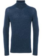 Loro Piana - Turtleneck Sweater - Men - Cashmere - 48, Blue, Cashmere