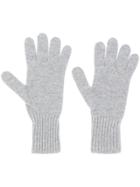 Pringle Of Scotland Women's Classic Cashmere Gloves In Brume - Grey