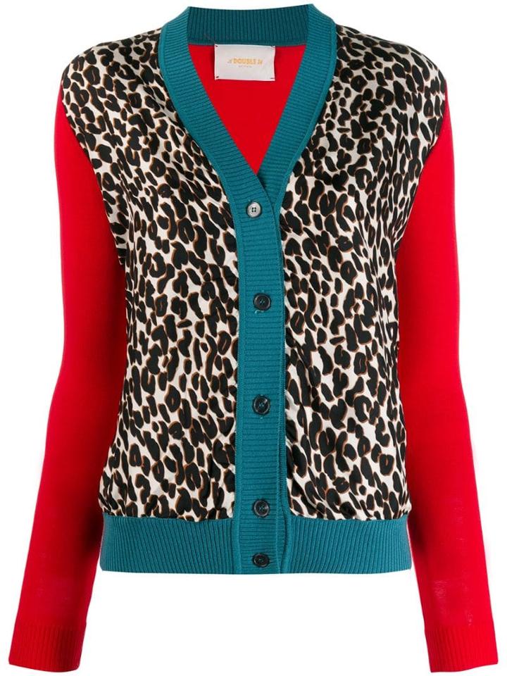 La Doublej Gemini Cardigan - Red