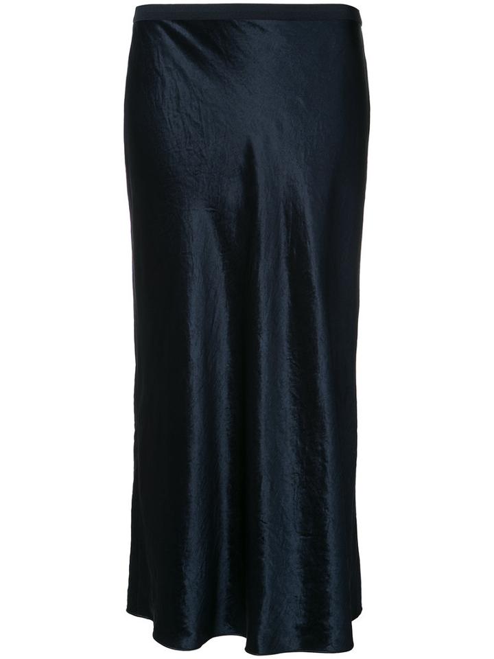 Vince Flared Skirt, Women's, Size: Large, Black, Acetate