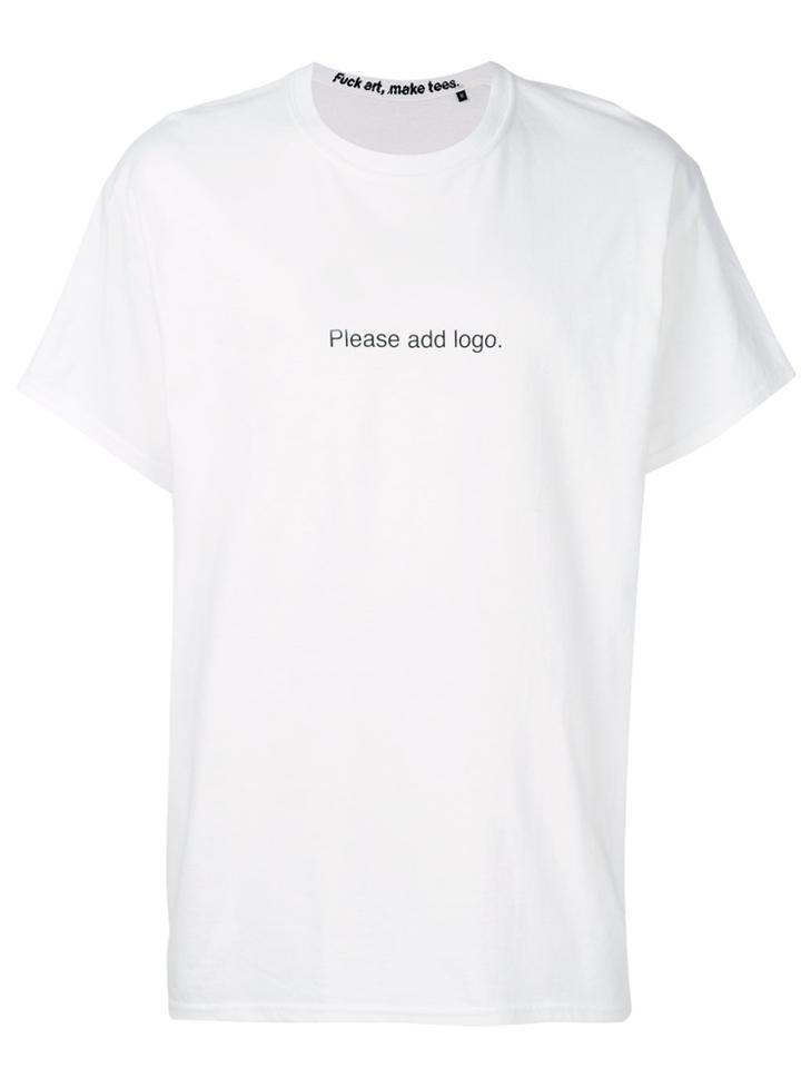 F.a.m.t. Please Add Logo' White Tee