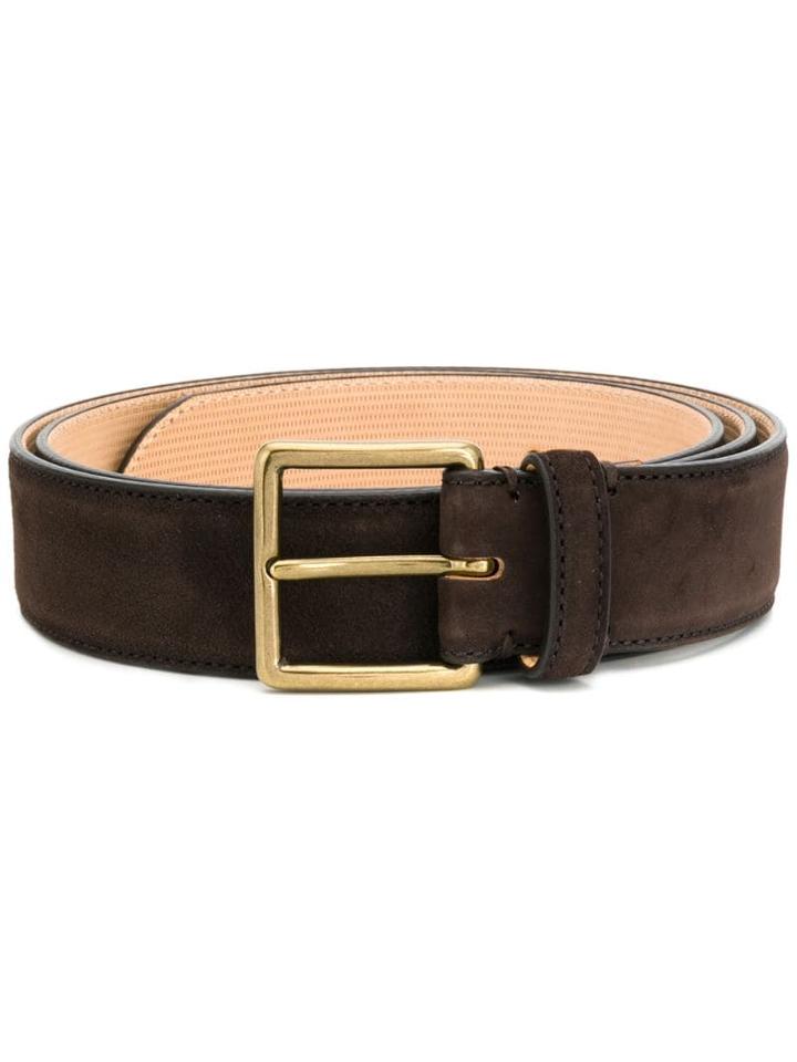 Officine Creative Oliver Strip Belt - Brown
