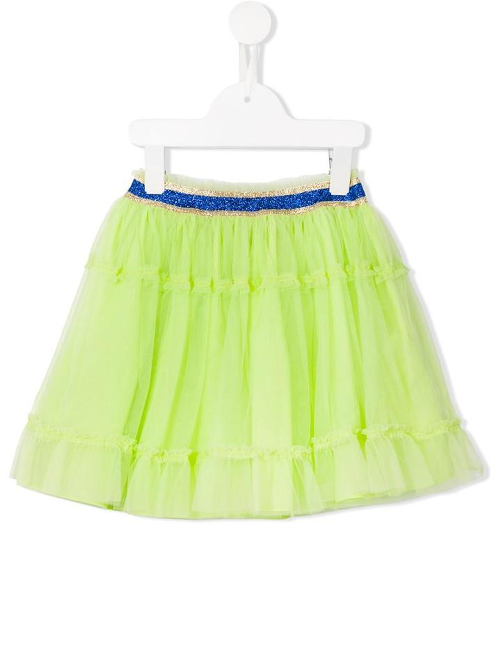 Gucci Kids Tulle Ruffled Skirt, Size: 8 Yrs, Green