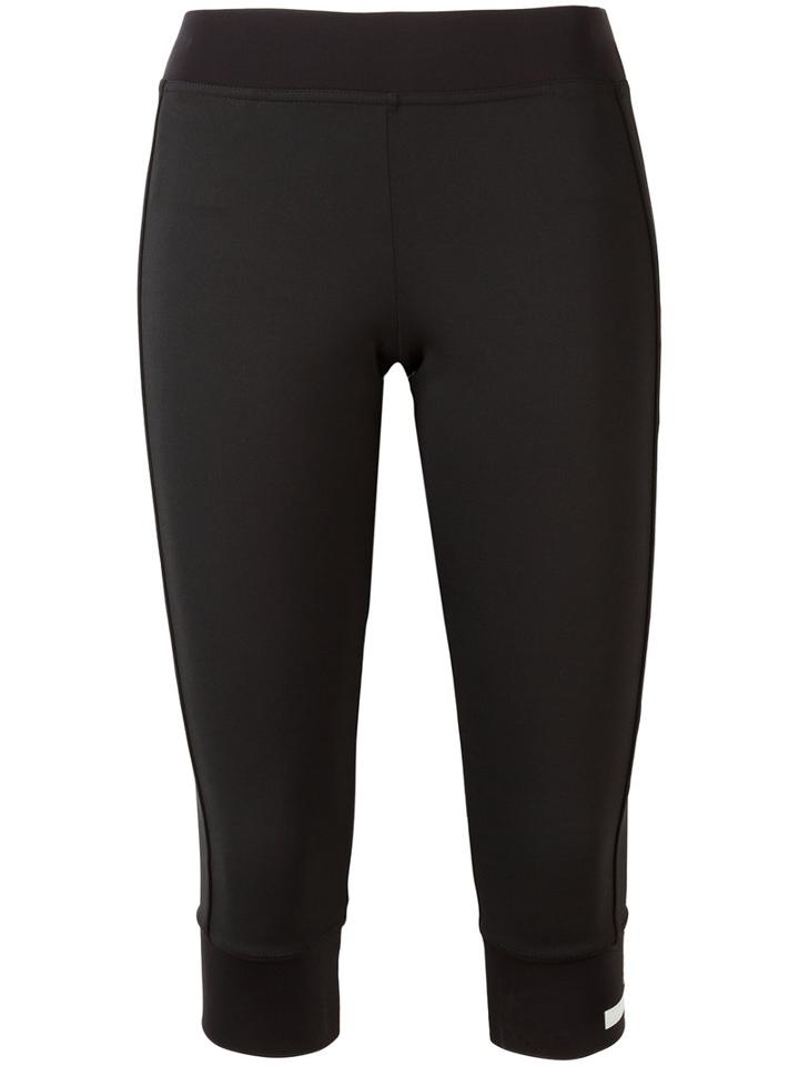 Adidas By Stella Mccartney Cropped Length Leggings, Women's, Size: Medium, Black