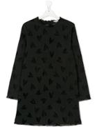 Stella Mccartney Kids Heart Denim Dress - Grey