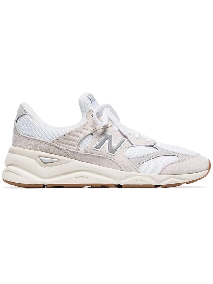 New Balance White And Beige Msx90 Trainers