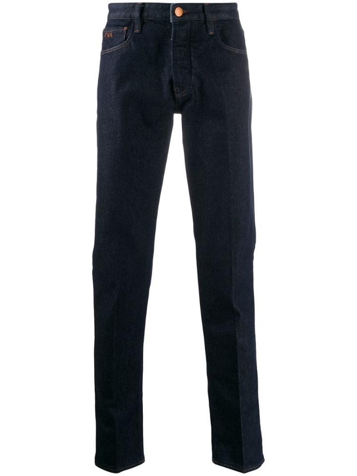 Emporio Armani Slim 5 Jeans - Blue