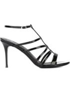 Giuseppe Zanotti Design Strappy Sandals, Women's, Size: 40, Black, Patent Leather/leather