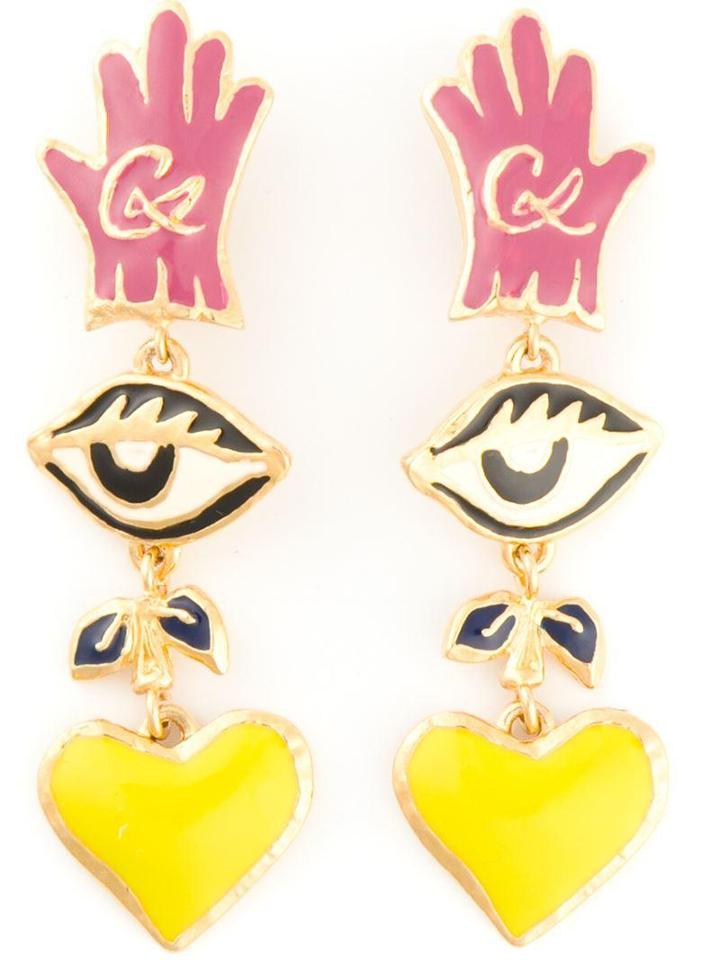 Christian Lacroix Drop Clip-on Earrings