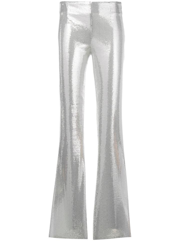 Galvan Galaxy Flared Trousers - Metallic