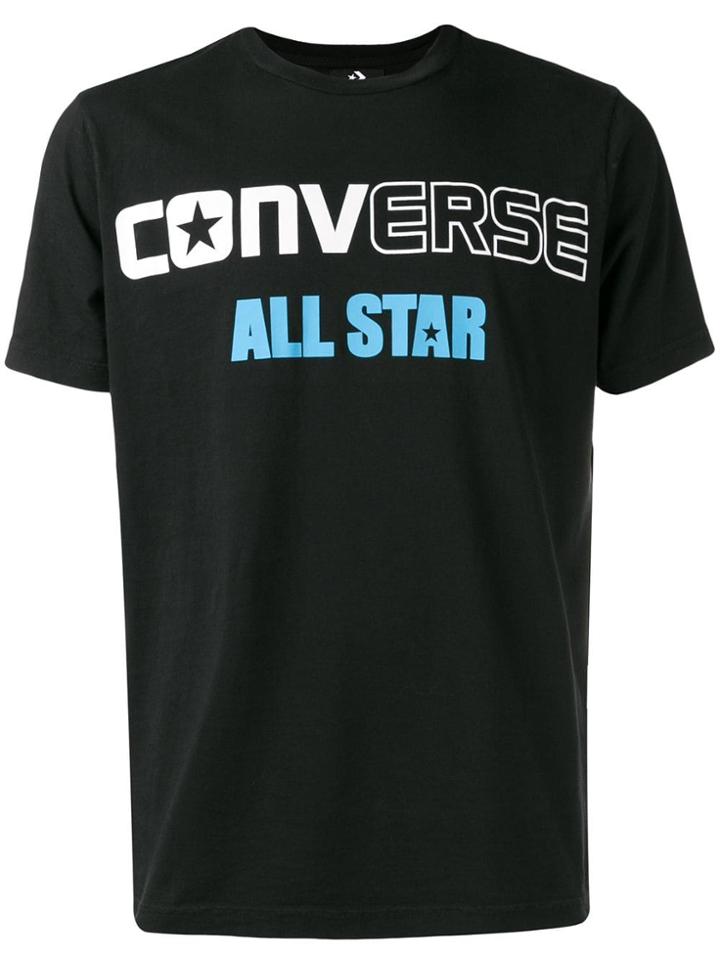 Converse Logo Printed T-shirt - Black