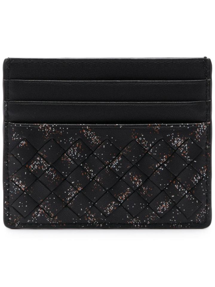 Bottega Veneta Intrecciato Small Cardholder - Black