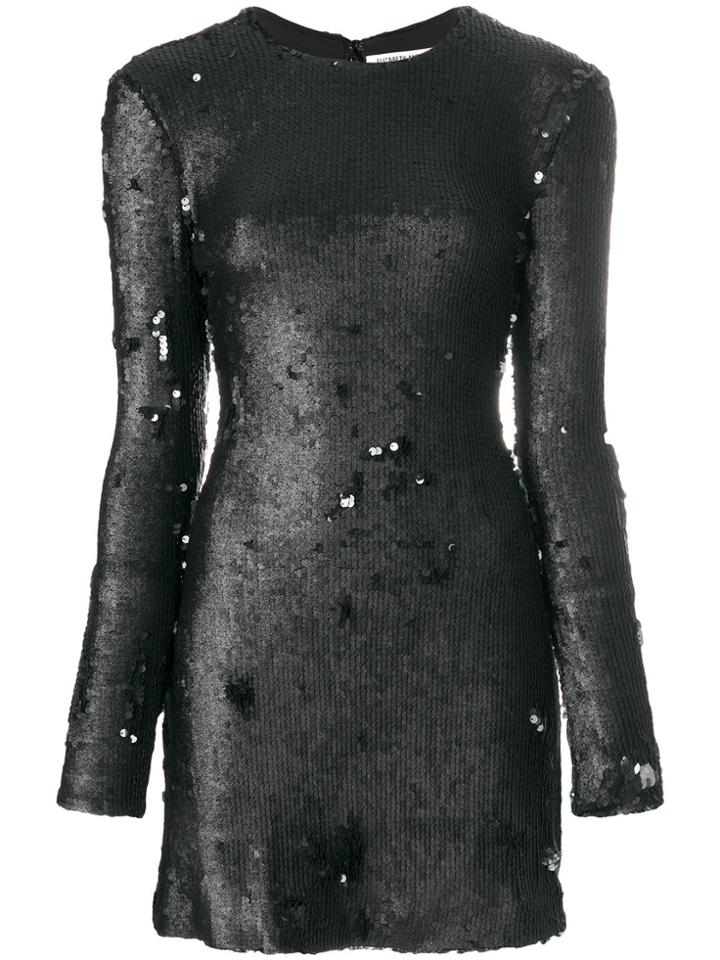 Elizabeth And James Sequin Mini Dress - Black