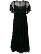 Dolce & Gabbana Flared Tulle Dress - Black