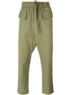 Damir Doma 'polate' Trousers, Men's, Size: Small, Green, Cotton