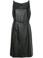 Zambesi V-neck Belted Dress - Black