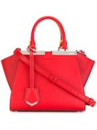 Fendi Mini '3jours' Crossbody Bag, Women's, Red, Calf Leather