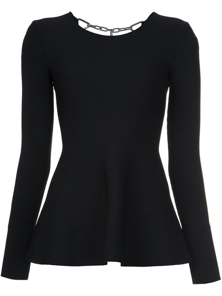 Alexander Wang Peplum Top - Black