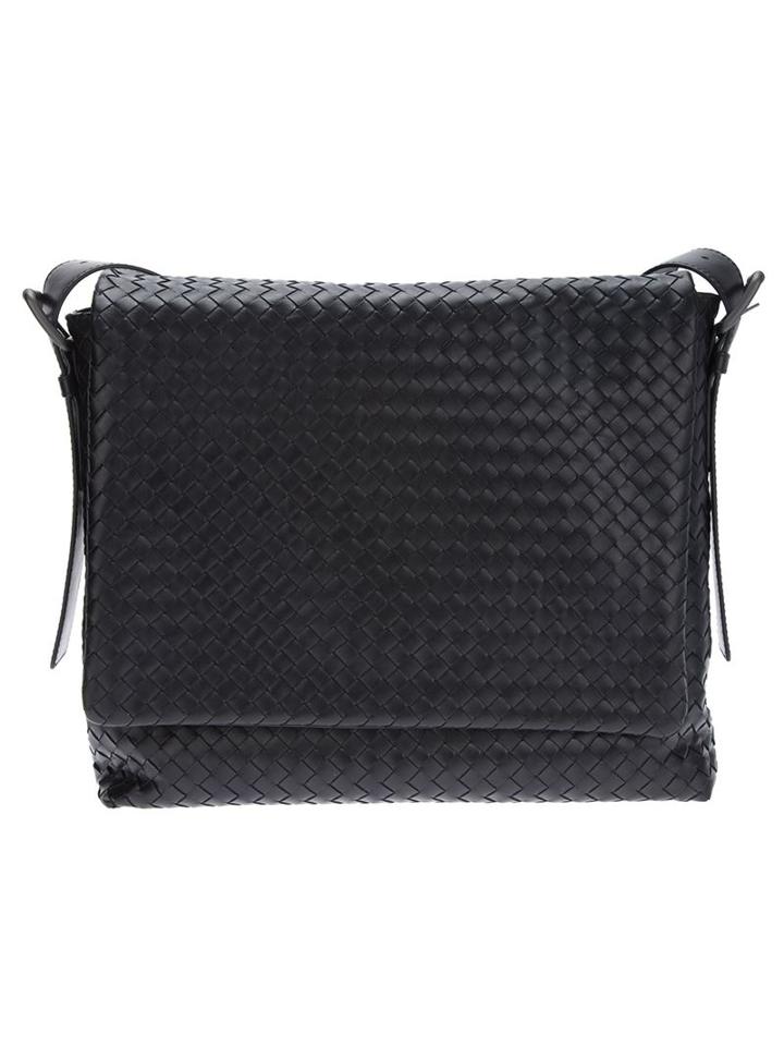 Bottega Veneta Woven Messenger Bag