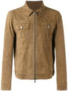 Desa 1972 Zip Up Jacket, Men's, Size: 46, Green, Suede