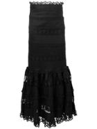 Zimmermann Wayfarer Panelled Skirt - Black