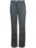 Rag & Bone Floral Print Vinyl Trousers - Green
