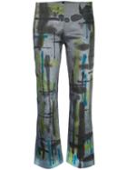Collina Strada Cropped Tie Dye Trousers - Multicolour