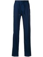 Corneliani Straight Trousers - Blue