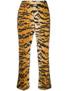Essentiel Antwerp Taj Mahal Tiger-print Trousers - Yellow