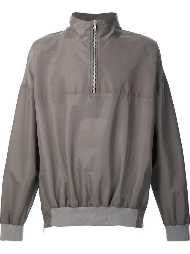 Fear Of God Track Jacket, Men's, Size: Large, Grey, Nylon