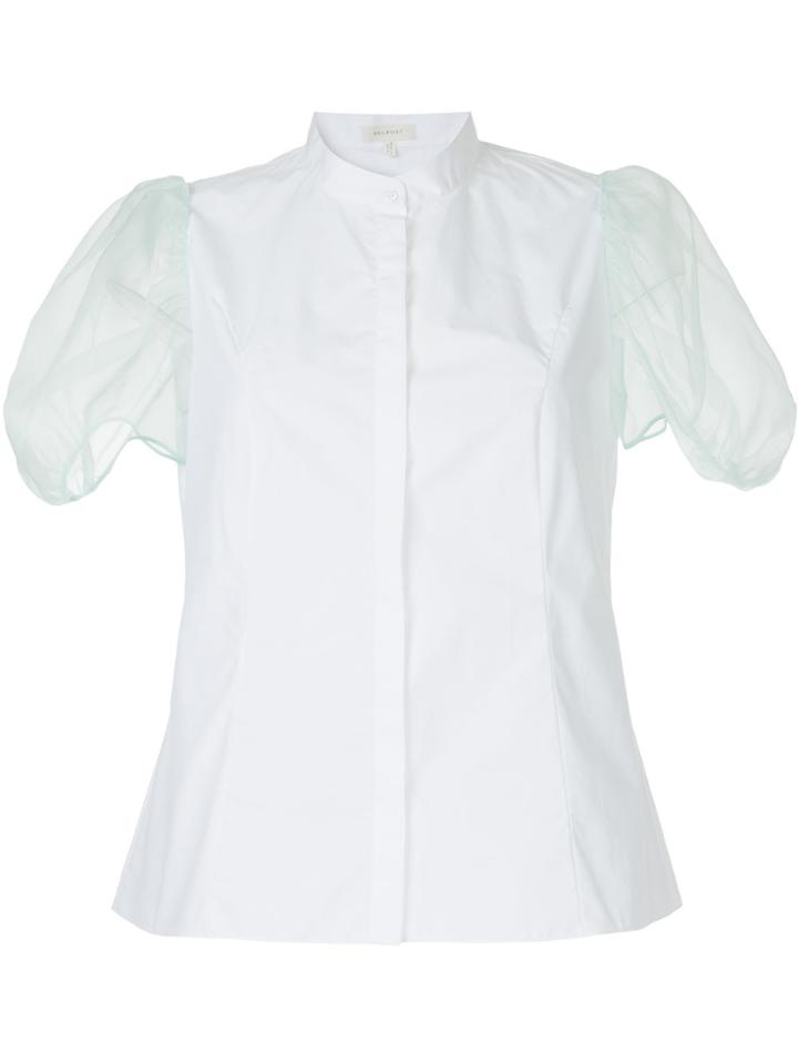 Delpozo Puff Sleeves Shirt - White