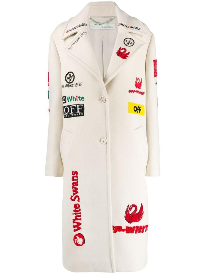 Off-white Patch Detail Coat