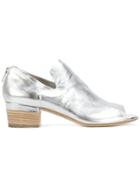 Officine Creative Open-toe Slip-on - Metallic