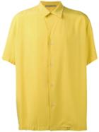 Nuur Plain Shirt, Men's, Size: 50, Yellow/orange, Viscose
