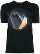 Givenchy Flamingo Print T-shirt, Women's, Size: Small, Black, Cotton/polyester