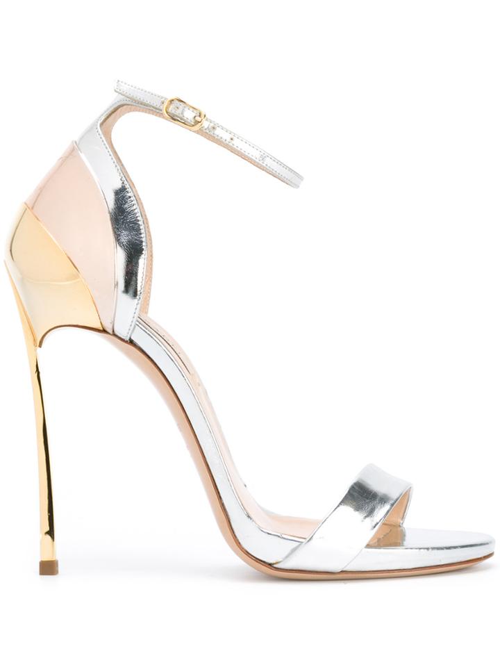 Casadei Techno Blade Sandals - Metallic