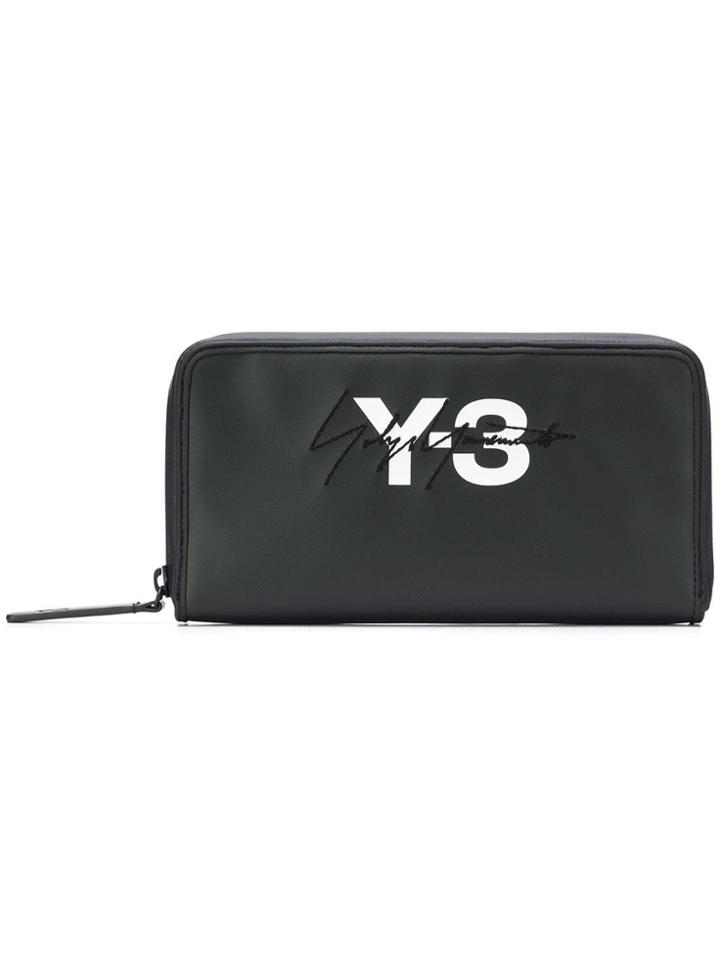 Y-3 All-around Zipped Wallet - Black