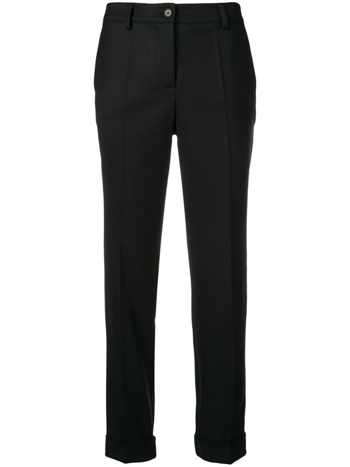 P.a.r.o.s.h. Slim-fit Cropped Trousers - Black