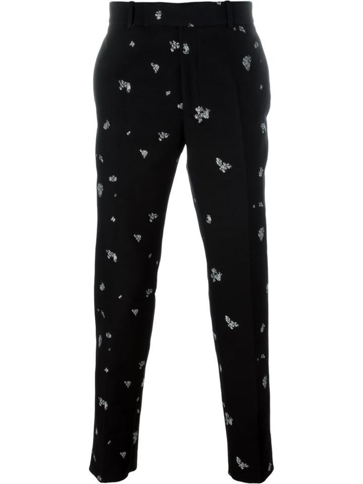 Alexander Mcqueen Jacquard Slim Fit Trousers