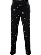 Alexander Mcqueen Jacquard Slim Fit Trousers